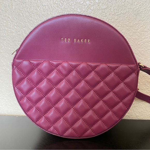 Ted Baker Bags Ted Baker Cirus Round Quilted Cross Body Bag Dark